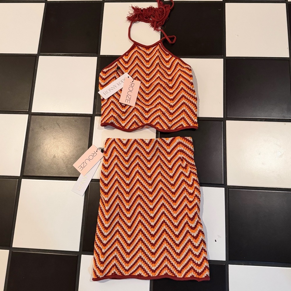 NWT Ronny Kobo Biance knit set